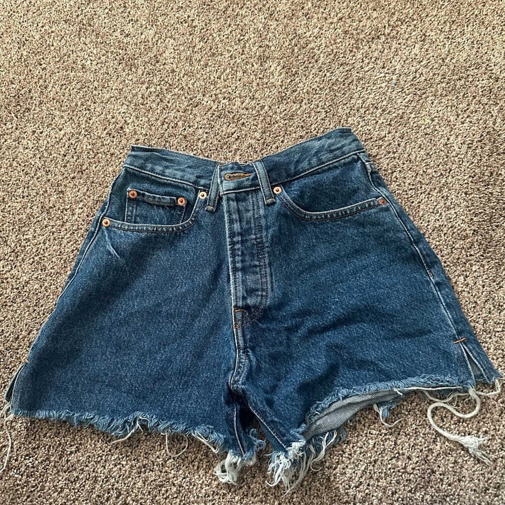Lucky Brand Dark Blue Jean Shorts